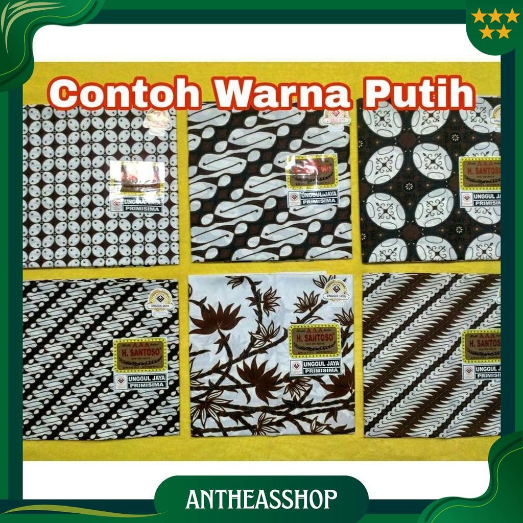 Part 1 Kain Batik H Santoso Aaa Unggul Jaya | Jarik Batik Sogan Gading Mas Hitam Tolet Cod
