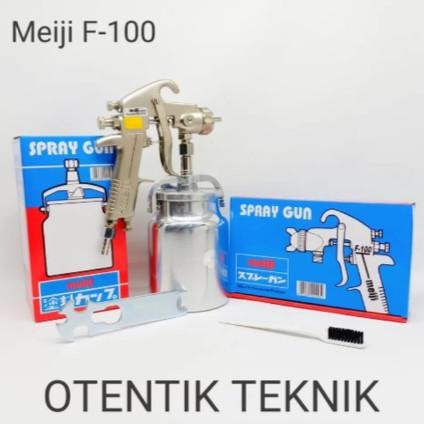SPRAY GUN MEIJI F100 TABUNG BAWAH TAIWAN - MEIJI F 100 - SPRAYGUN