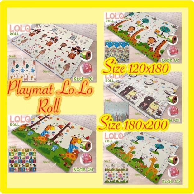 Playmat Baby/Playmate Bayi Roll/Gulung (Size 120x180)Tebal 1 cm