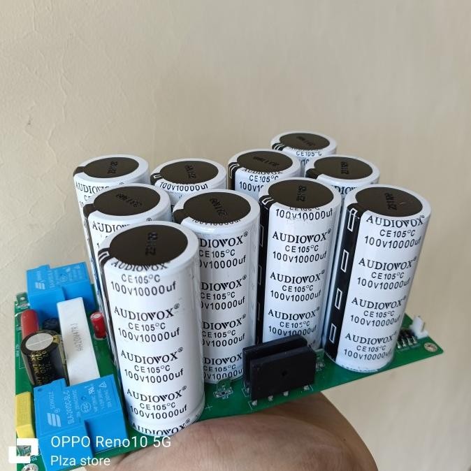 Terjangkau Kit Psu 10 Elco 100V 1000Uf Audiovox+Softstar+Simetris+Supplay Fan Kipas Double Layer Psu