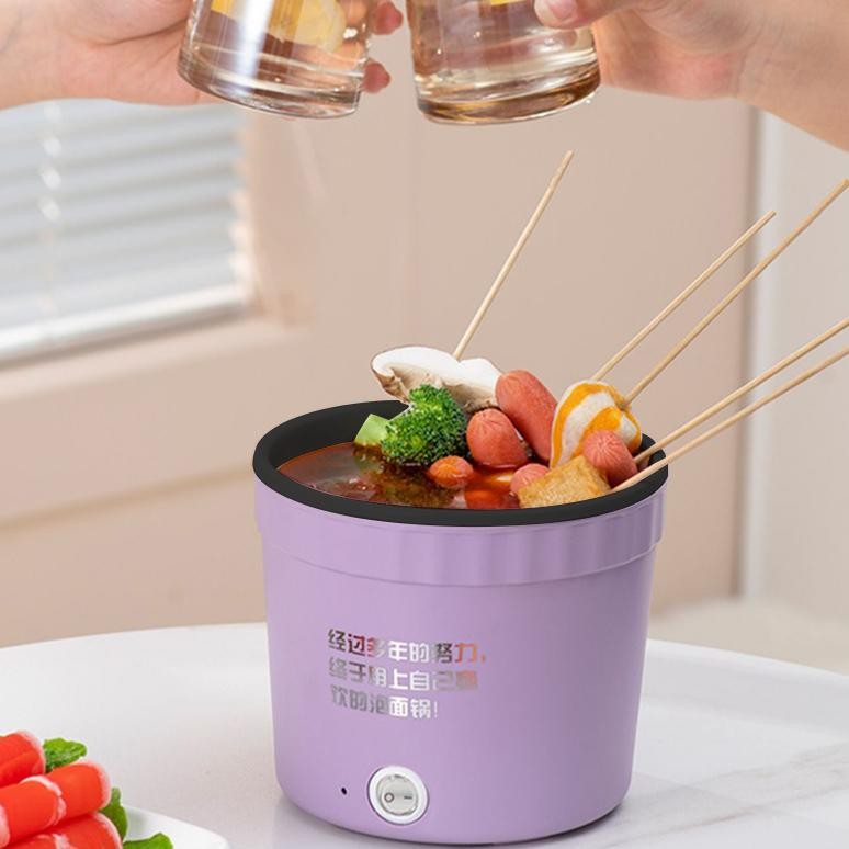 Lighthundred Panci Listrik Serbaguna 1.2L / Alat Masak Listrik / Panci Elektrik Multifungsi / Panci 