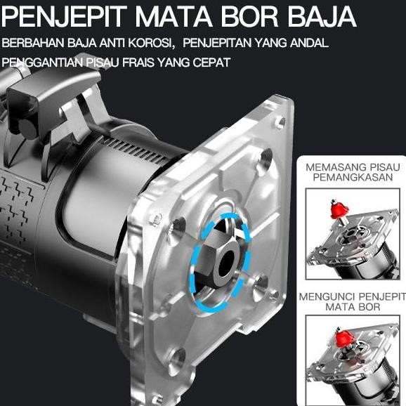 Zper Mesin Profil Kayu Mesin Profil Router Trimmer Kayu Fullset Wood Trimmer Zp014 Pompa Air Mancur 