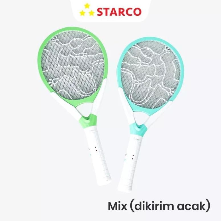 Starco Raket Nyamuk Starco Rechargeable Mosquito Racket LED RN778