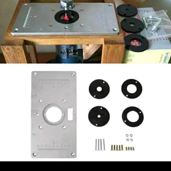 Router Plate Insert Trimmer/ Meja Trimmer/Meja Router/Meja Profil Co