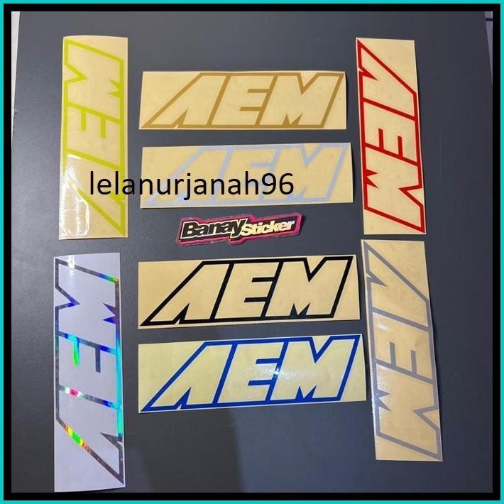 STICKER STIKER AEM STICKER MOBIL CUTTING
