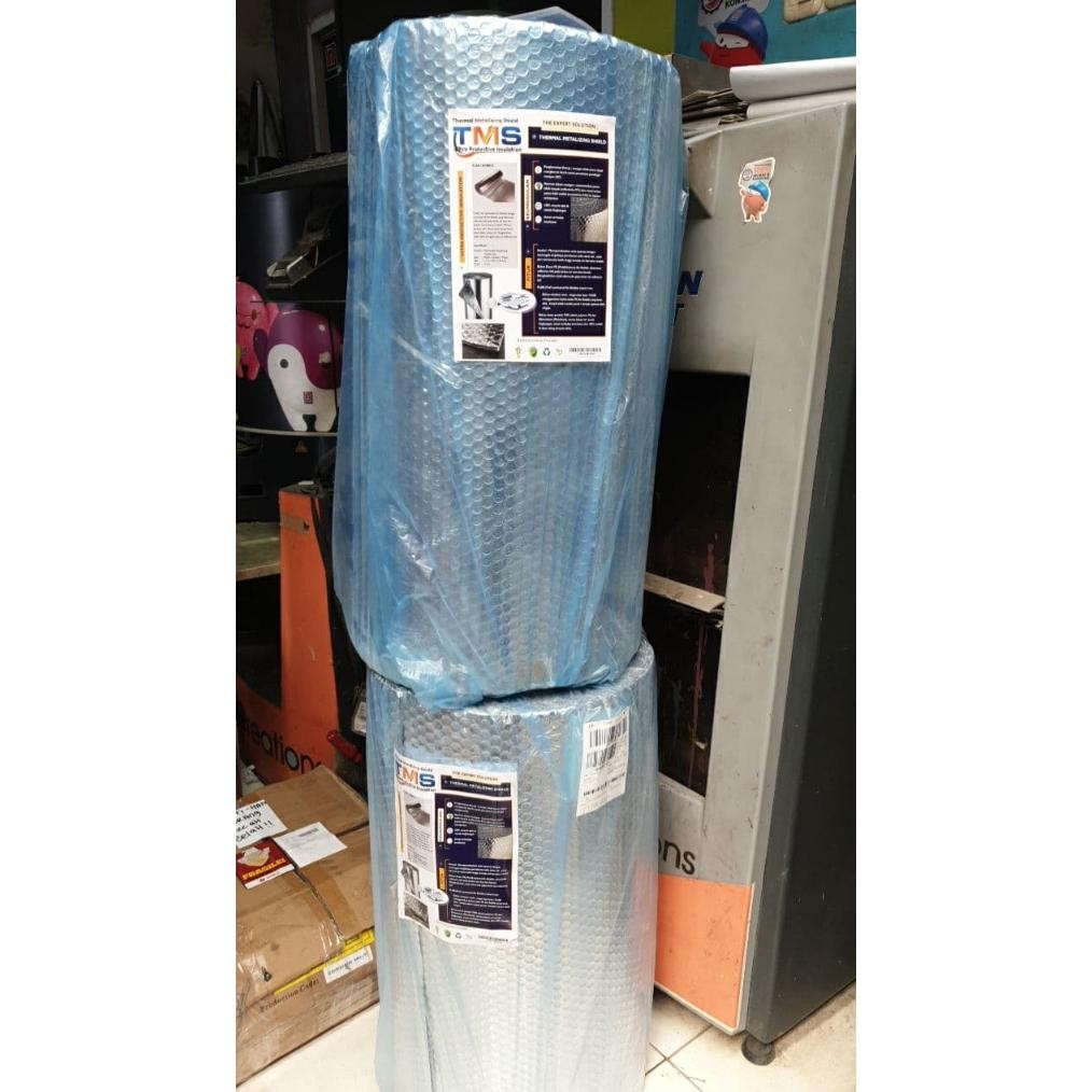 (1 ROLL = 15 meter) Alumunium Foil Peredam Panas Atap Rumah Aluminium Foil Atap Alumunium Foil Buble