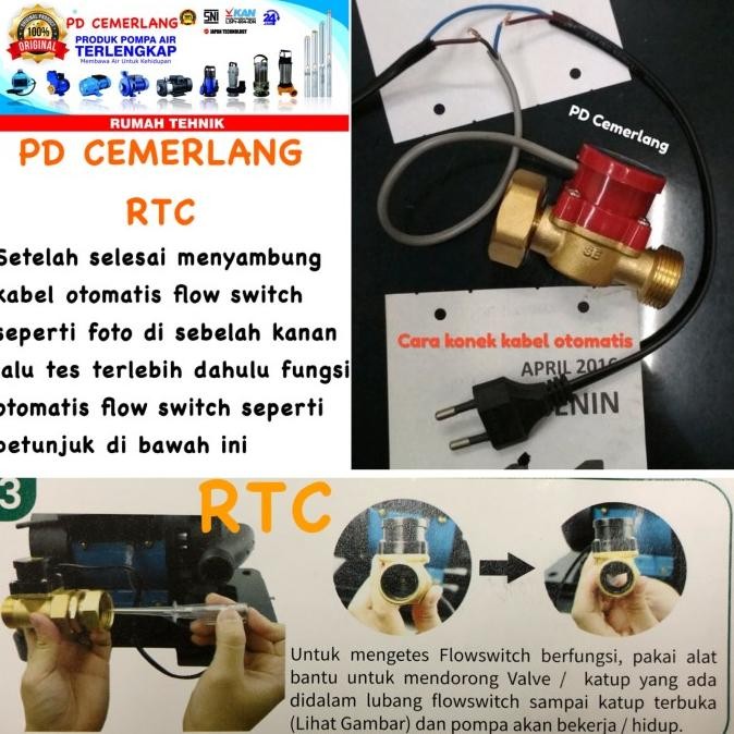 Murah Pompa Pendorong Air Toren Panasonic Booster Pump