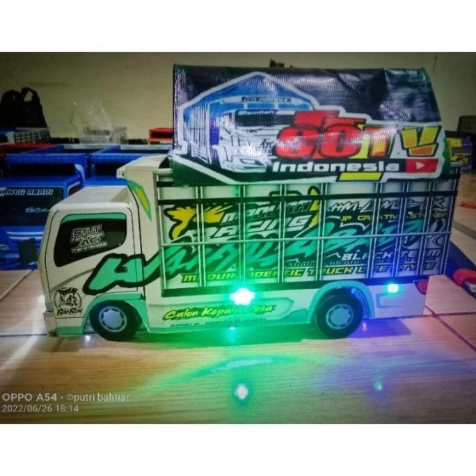 Ready MINIATUR TRUK OLENG MURAH WAHYU ABADI TERBARU MOBIL OLENG KAYU TRUCK