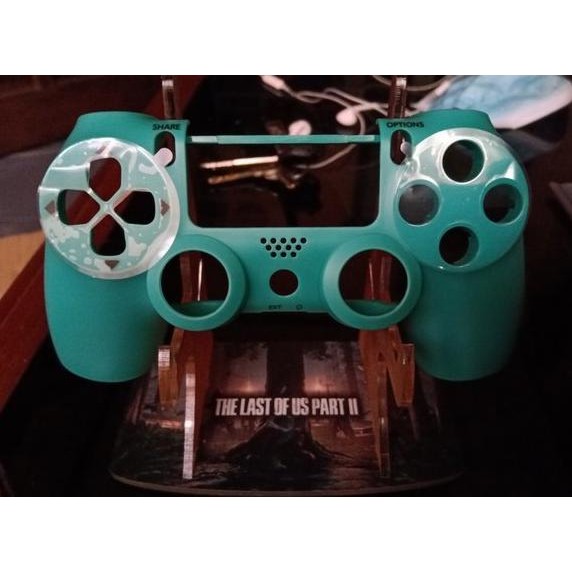 casing case depan stik ps4 ds4 pengganti casing yg rusak