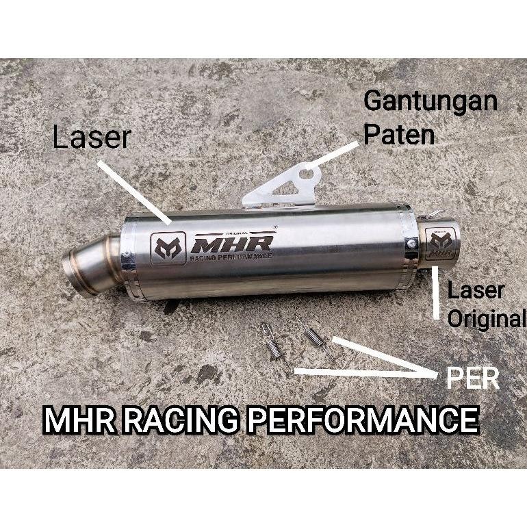MHR RACING Silincer inlet 50mm Original Knalpot