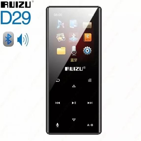 Promo Mp4 / Mp3 Bluetooth Ruizu D29 Music Player Touch Screen Ruizu D 29