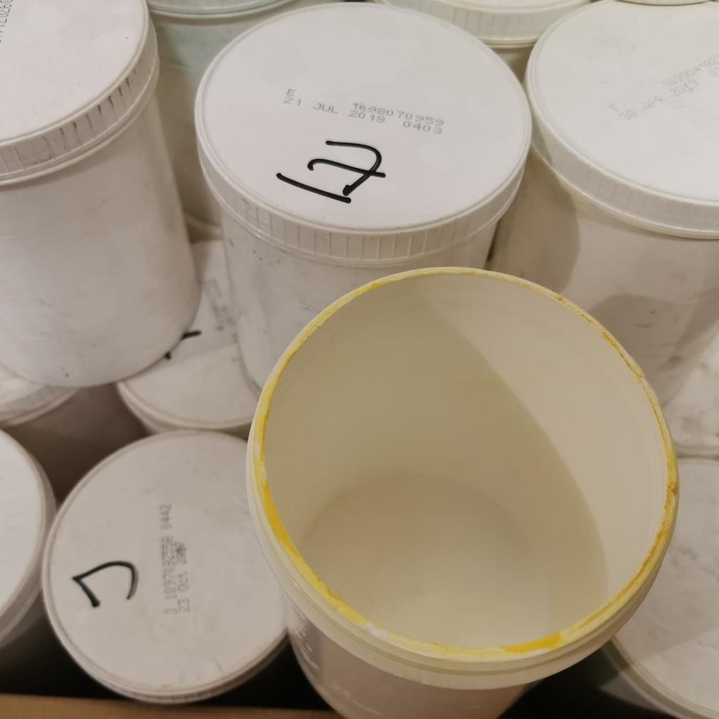 Kaleng bekas kaleng cat bekas 1L pvc putar tutup