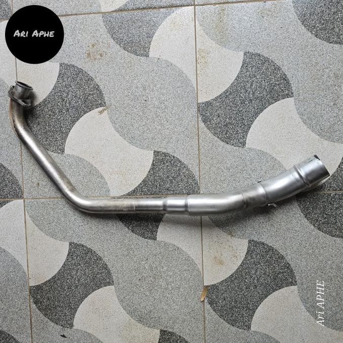 header pipa leher knalpot r15 vva v3 ronin tridente 3tech original