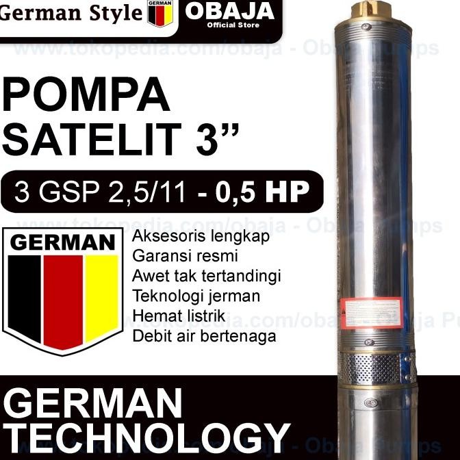 Grosir Pompa Satelit 3 Inch 0.5 Hp