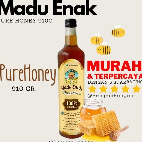 

Madu Enak 910 Gr Pure Honey 100% Madu Asli Promo
