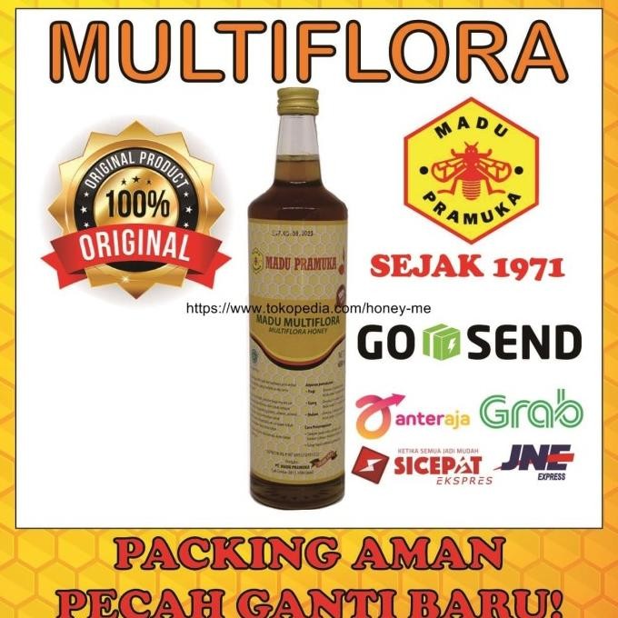 

Madu Asli Multiflora 650Ml Madu Pramuka Alami Promo