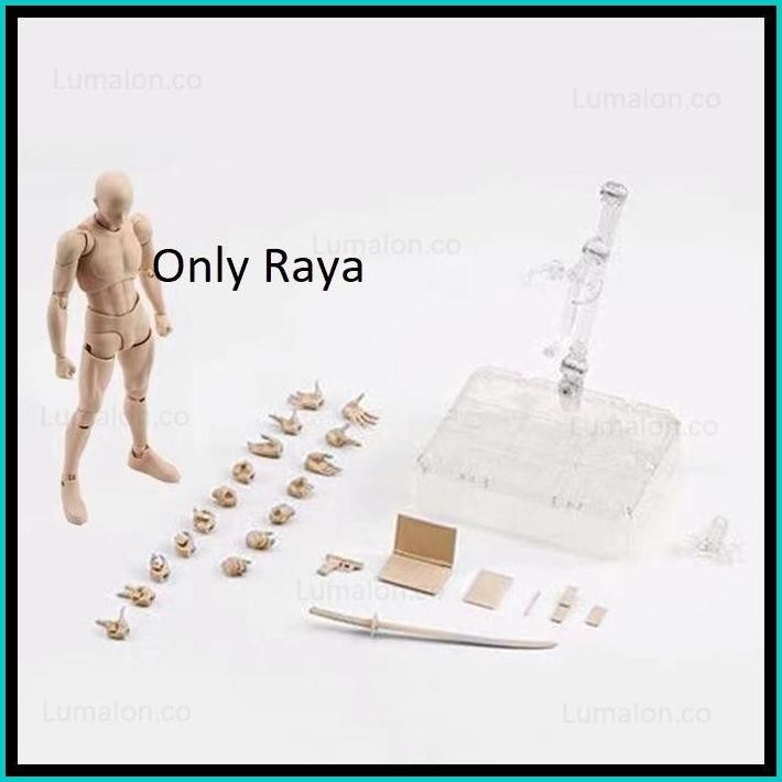 FIGUARTS BODY KUN / CHAN DX SET - ACTION FIGURE MANNEQUIN MODEL, POSEABLE FIGURE, DOLL, ORNAMENT FOR