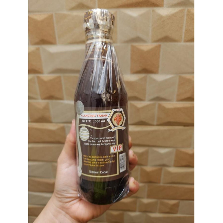 

Madu Tawon Liar Klanceng Tanah Vip 350 Ml Asli (Tutup Coklat) Best Seller