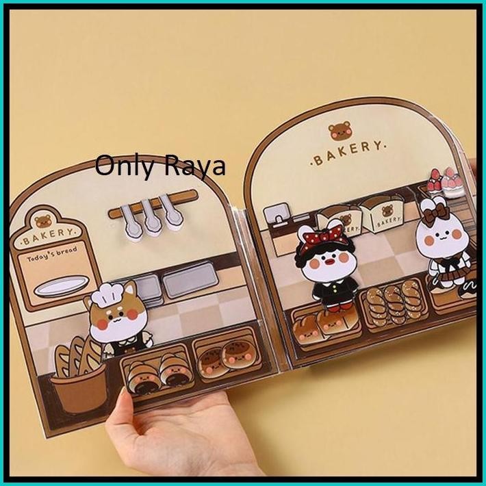 QUIET BOOK DIY NO CUTTING / MAINAN EDUKASI ANAK BUKU BONGKAR PASANG / BUSY BOOK ACTIVITY KIDS MAINAN