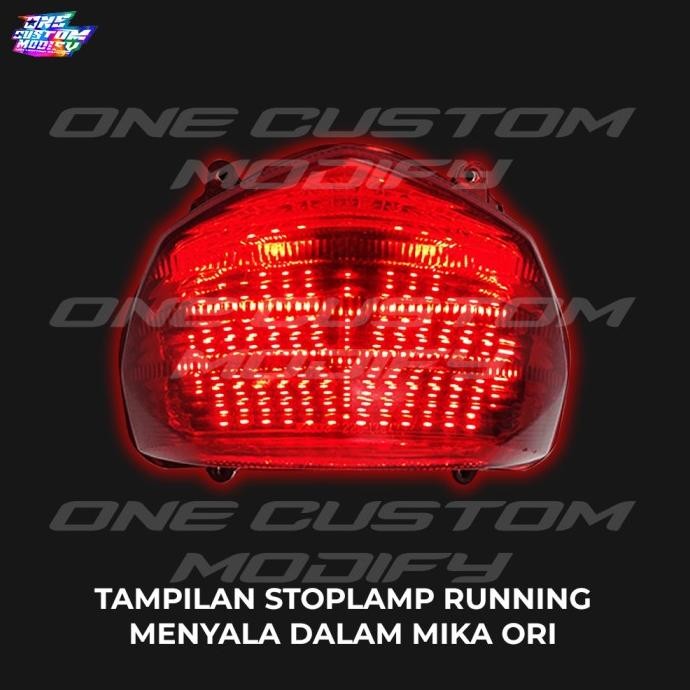 Terlaris Stoplamp Running Cb 150R Old Lampu Rem Led Belakang 8 & 10 Mode Variasi Motor One Custom Mo