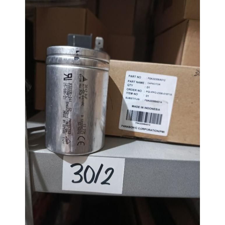 kapasitor ac panasonic 1pk 30/2uf kapasitor ac panasonic 1 pk capasitor ac panasonic 1 pk