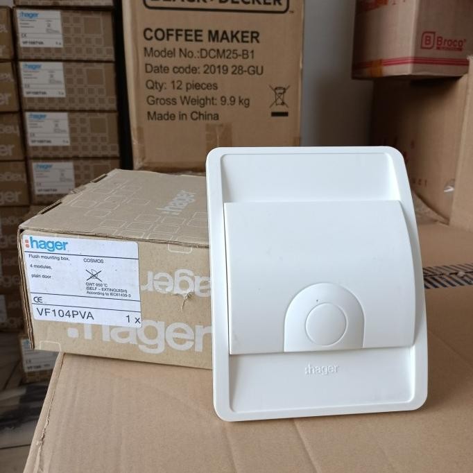 Box Mcb Hager 4 Grup Vf104Pva Box Sekring - Asli