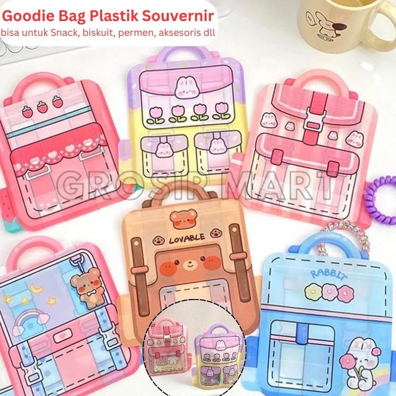

ii-99 FUZ-611 Kantong Plastik Ziplock Goodie Bag Kecil Tas Sekolah Kantong Snack Klip Souvernir Goodie Bag Bento Kue Permen Snack Biskuit Kecil Plastik Motif Tas Backpack Tenteng Plastik Souvenir Lucu Kado Anak Perlengkapan Pesta Viral Berkualitas