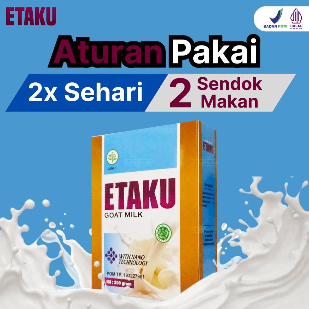 

Spesial/ Etaku Goat Milk Susu Kambing Etawa Bubuk Murni Walatra Etaku Solusi Untuk Peninggi Badan Sesak Nafas Asma Kolesterol Tinggi Osteoporosis Atasi Nyeri Sendi Tulang Lutut Syaraf Saraf Kejepit Herbal {Terbaru/Terlaris/Tergcor/Kekinian}