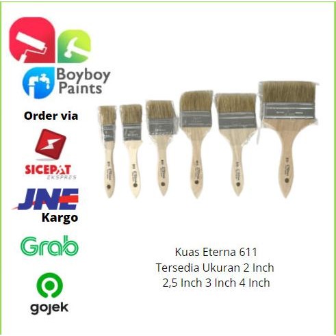 Kuas 4 Inch 611 Eterna - Asli
