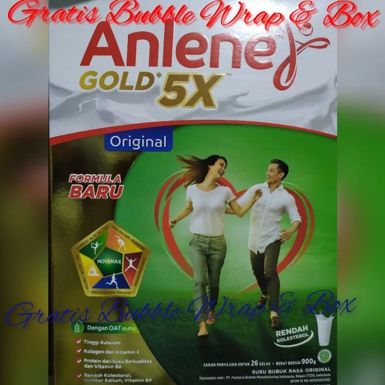 Spesial/ [Promo  Jul] Anlene Gold 5X Original 850 Gram Susu 50 Tahun Keatas {Terbaru/Terlaris/Tergco