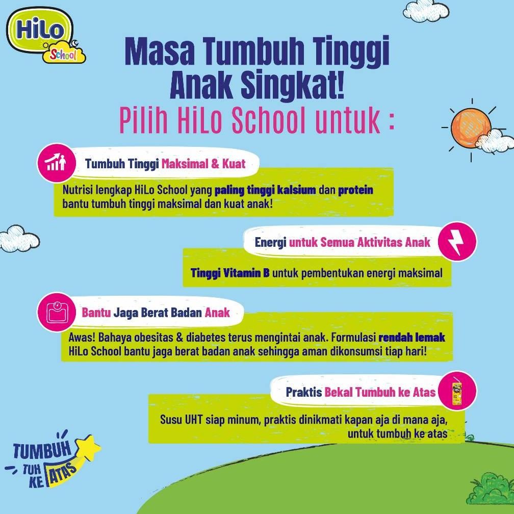 

Spesial/ 1 Karton - Hilo School Uht Chocolate Ready To Drink Rtd 200 Ml (24 Pcs) - Susu Tinggi Kalsium Rendah Lemak {Terbaru/Terlaris/Tergcor/Kekinian}