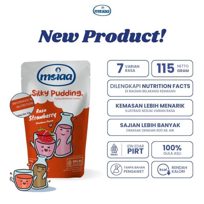 

Moiaa | Moiaa Silky Puding | Puding Sutra | Puding Susu | 100 gram