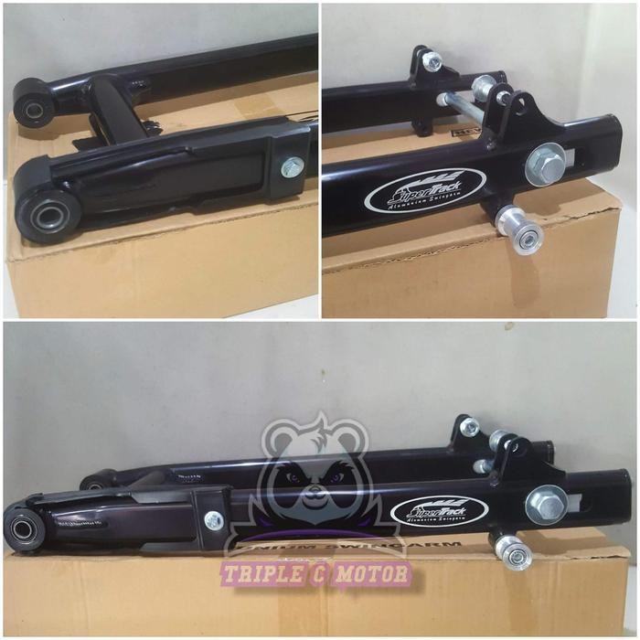 Swing Arm Aluminium Alloy Oval Yamaha Rx-King Supertrack Gen-2 Rx King Polish Gold Black Motor Motor