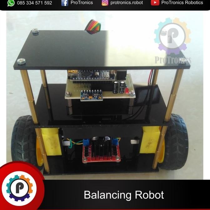 Self Balancing Robot Segway Arduino (Robot Keseimbangan) + Free Ing Co