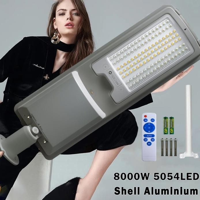 Molong 8000W Proyek Teknik lampu jalan tenaga surya Aluminum shell IP68 Waterproof lampu tenaga sury