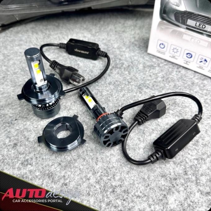 ADF9D Lampu LED Mobil 50Watt Chip CSP 12Volt Putih 6500K H1 H3 H4 H7 H