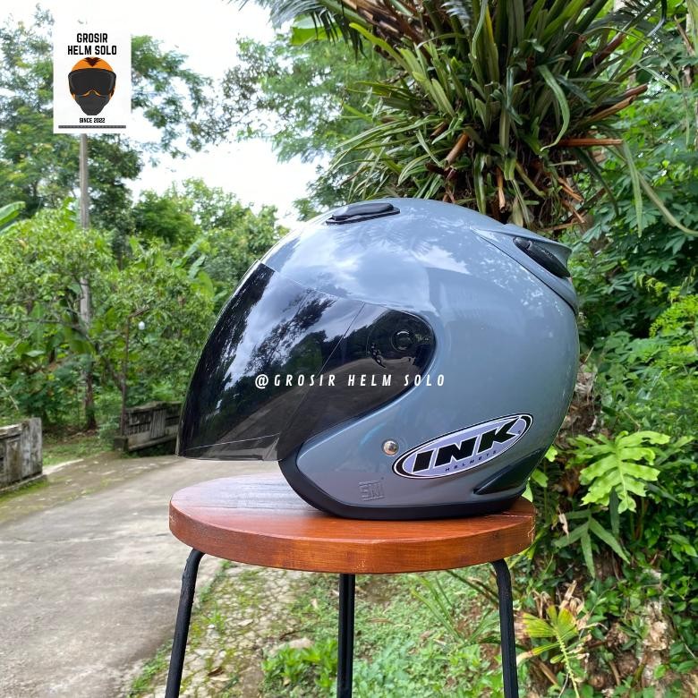 Helm Centro INK KW + Kaca dewasa pria wanita SNI