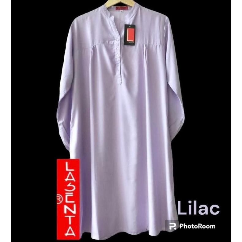 Tunik Polos Rayon Lilac Tunik Katun Rayon Tunik Polos Jumbo Lasenta Tunik Wanita Tunik Polos Terlari