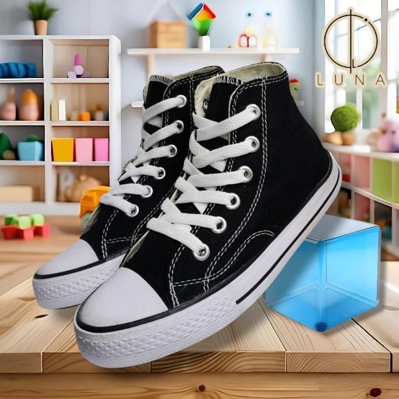 Sepatu Anak Sekolah Hitam Perempuan Laki Pendek Tinggi Import Sepatu Sekolah Sd Sepatu Sekolah Tk