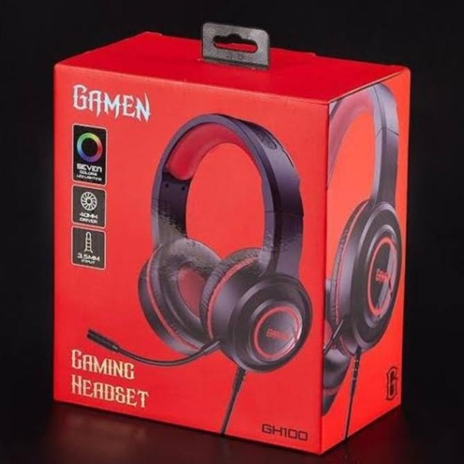 headset gamen gh100 / headphone dj gaming gamen gh100 / gaming headset