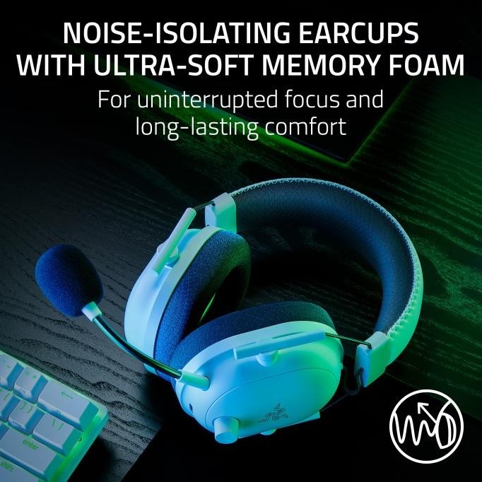 Razer Blackshark V2 Pro White Wireless Gaming Headset + Razer Viper V2 Pro White Ultralight Wireless