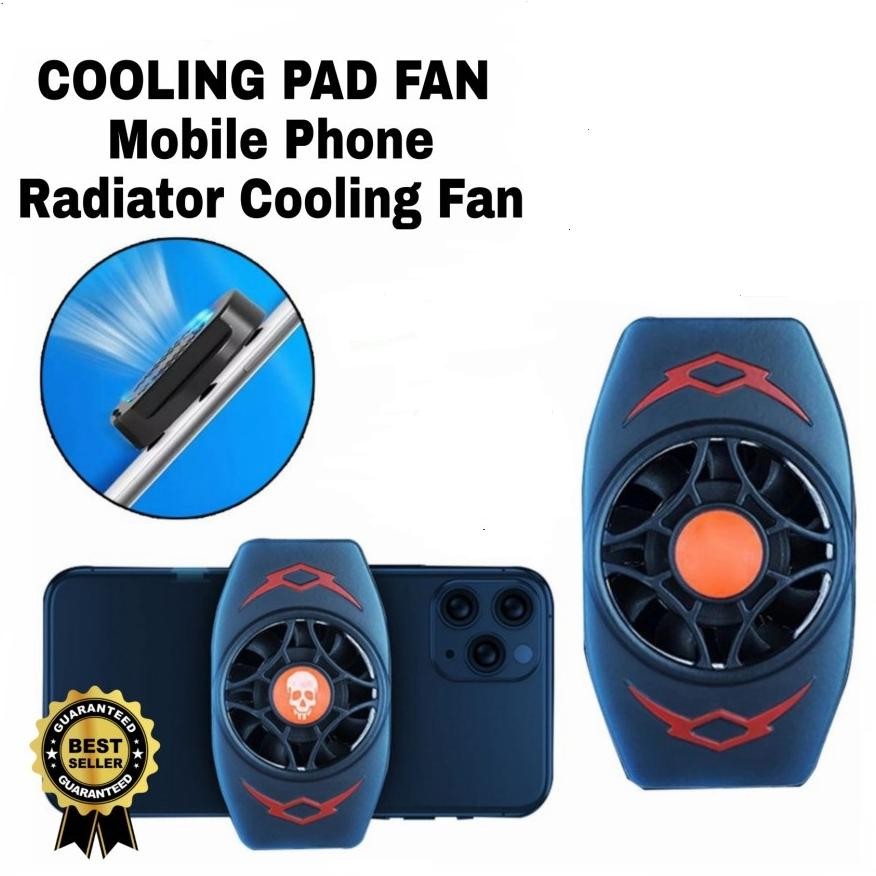FLIP - COOLING PAD HP GAMEPAD / GAMING SMARTPHONE MOBILE RADIATOR X3 COOLER / KIPAS PENDINGIN FAN HO