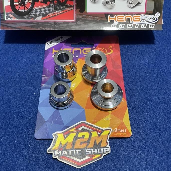 / Boshing Gearbox Roda Depan Stainless Vario Beat Scoopy Original Heng /