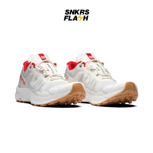 SALOMON X Copson Ultra Raid White Red Sepatu Outdoor Pria - 417167 - Size 44.7