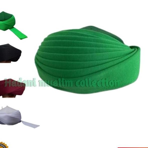 Peci Imamah 7 Meter Permanen Langung Paaipeci Udeng Udeng 7 Meter Polologo Imamah Putih 7 Meterorban