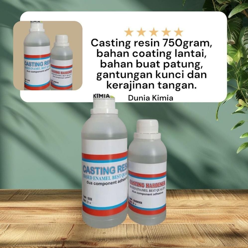 

Epoxy Resin Bening - 750Gr - Resin Table Top - Casting Resin - Resin Meja Kayu