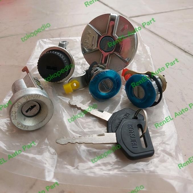 Kunci pintu laci kontak Toyota Kijang super pick up set ..