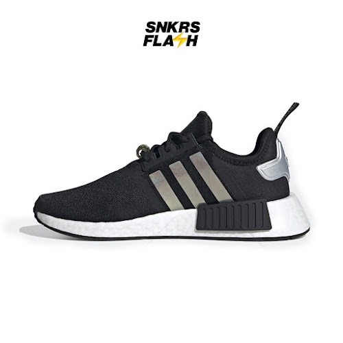 ADIDAS Nmd R1 Black Sepatu Sneakers Wanita - GY9574 - Size 36.7