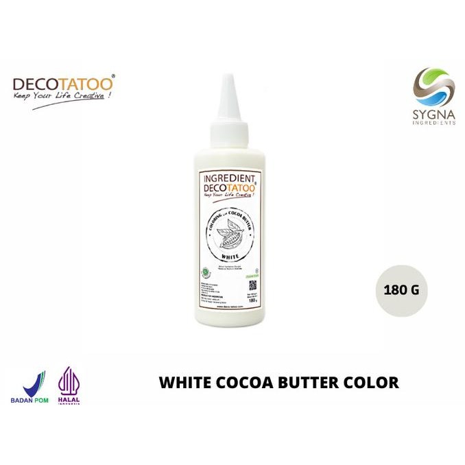

Murah Pewarna Makanan - Cocoa Butter Color Decotatoo - White