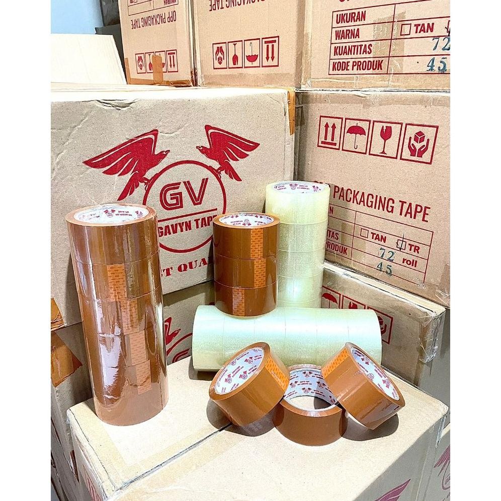 

gh-45 LI34 AJ LAKBAN BENING-COKLAT 45mm x 90 YARD YATTA TEBAL DAN KUAT TIDAK MUDAH PUTUS Viral Premium